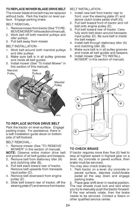 Craftsman Lt 1500 Belt Diagram General Wiring Diagram