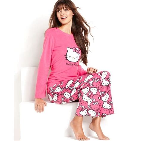 Hello Kitty Pajamas Bundled Up Top And Pajama Pants Set 44 Liked On