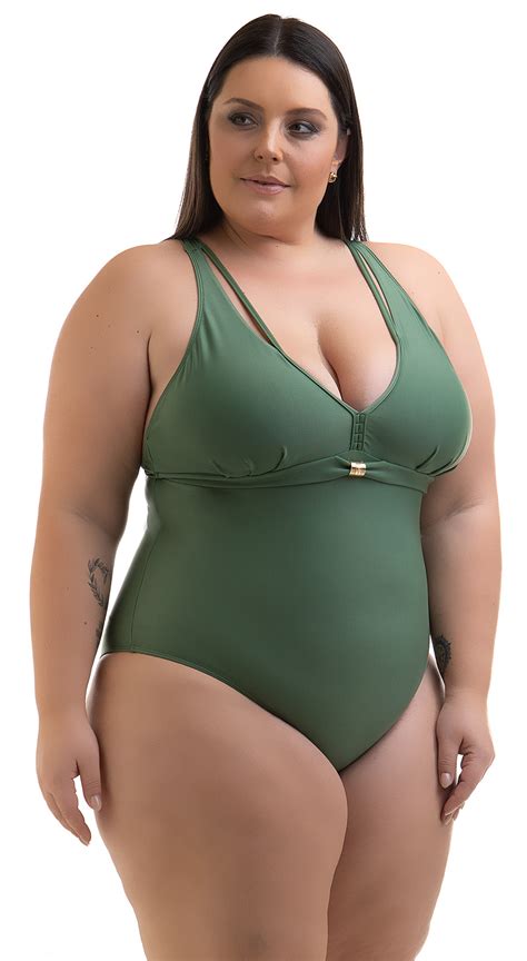 Strapless Green One Piece Swimsuit Plus Size Hot Sex Picture