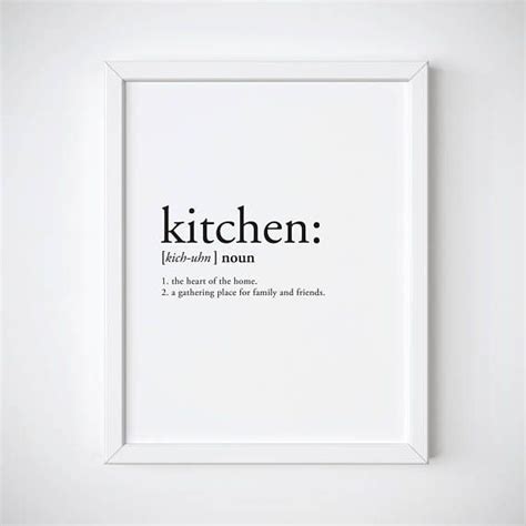 See more ideas about kitchen design, kitchen inspirations, kitchen remodel. Definition Print definition poster kitchen decor kitchen ...