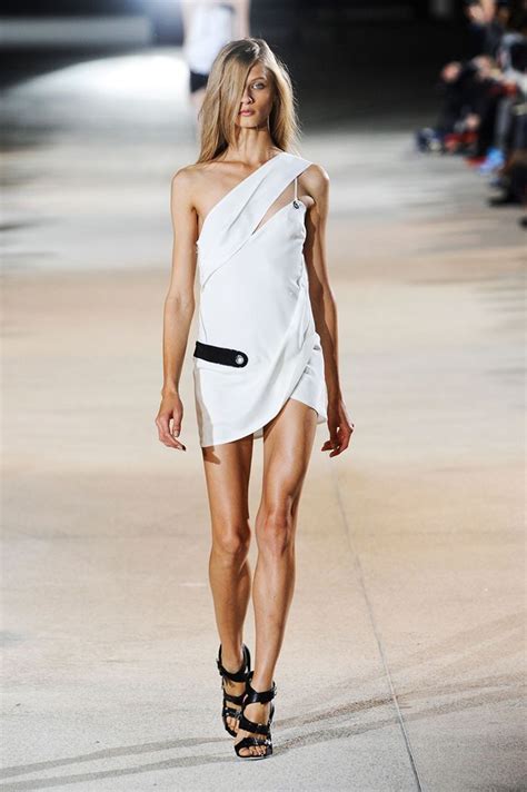 Anthony Vaccarello Paris Fashion Week Fashion Skinny Models