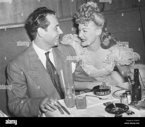 movie star betty hutton with her fiance newscaster in charles martin