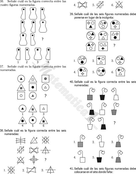 Test Psicotecnicos Figuras Resueltos Pdf Psicotecnico Grafico Y