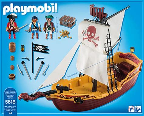 Playmobil Red Serpent Pirate Ship Toys And Games
