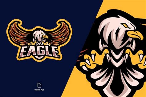 Premium Vector Eagle Mascot Esport Logo Illustration