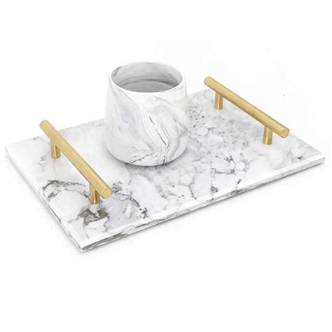 Discover prices, catalogues and new features. Amazon.com: LUANT Marble Stone Decorative Tray for Counter ...