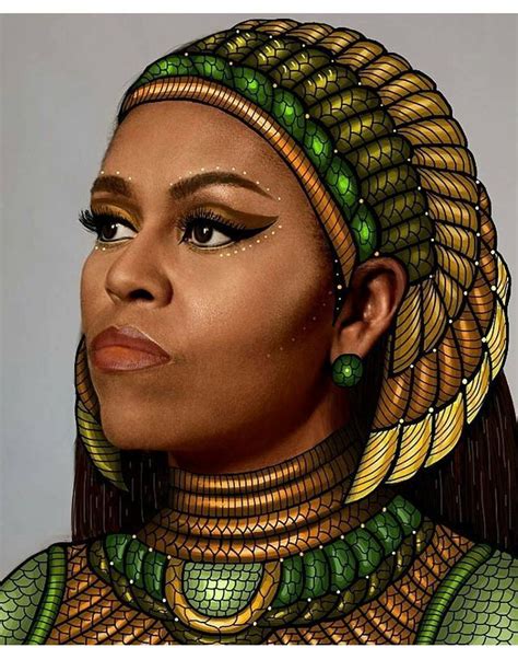 First Lady Portrait Painting Whoever Did This Is An Amazing Artist Black Women Art Black