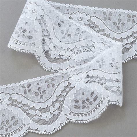 2 14 Vintage Inspired White Lace Ribbon And Trims Craft Supplies