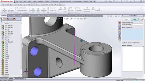 Solidworks 3d Cad Professional Feature Paint Youtube