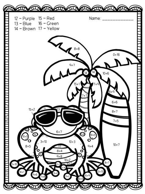 House colouring pages coloring book pages printable coloring pages coloring sheets kids coloring house drawing drawing art art for kids free printables. Color by Number Addition - Best Coloring Pages For Kids