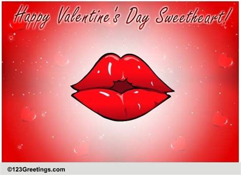 Valentine Kiss Free Kisses And Smooches Ecards Greeting Cards 123
