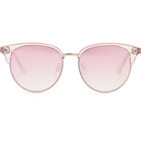 Le Specs Déjà Vu Round Frame Sunglasses 67 Liked On Polyvore