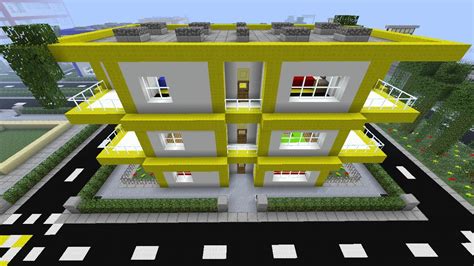 The image is available for download in high. Minecraft Modern Triplex House Number 11 Fully Furnished ...