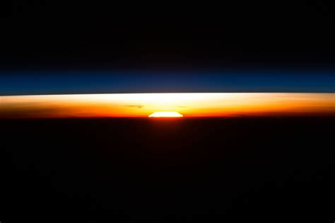 Sunrise Seen From The International Space Station Earth Blog