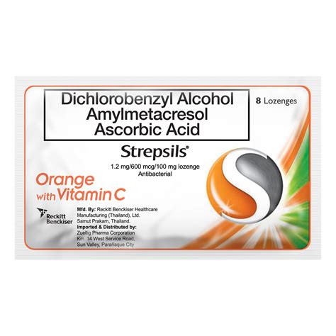 The menthol vapour action in strepsils sore throat & blocked nose lozenges help to unblock the nose. Strepsils Orange with Vitamin C