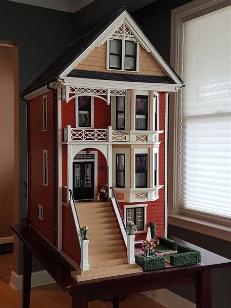 The Painted Lady My Victorian 4 Level Dollhouse Recently Featured In