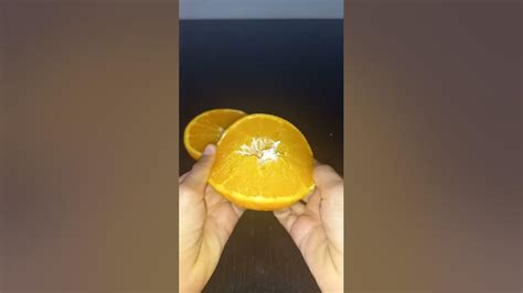 Technique Pour Couper Une Orange Youtube