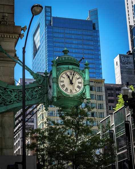 Chicago Clock Photograph By Amanda Giessen Fine Art America