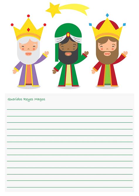 Más De 50 Cartas A Los Reyes Magos Para Descargar E Imprimir Gratis