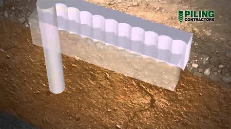 Secant Pile Wall Construction Methodology Youtube