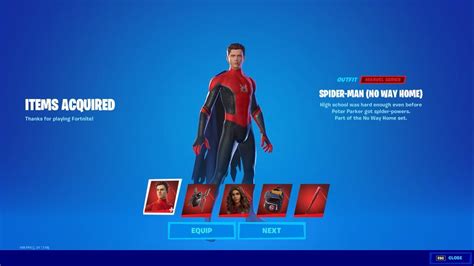 Fortnite Spider Man No Way Home Skins In Fortnite Chapter 3 Youtube