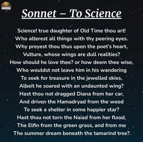 Sonnet To Science By Edgar Allan Poe