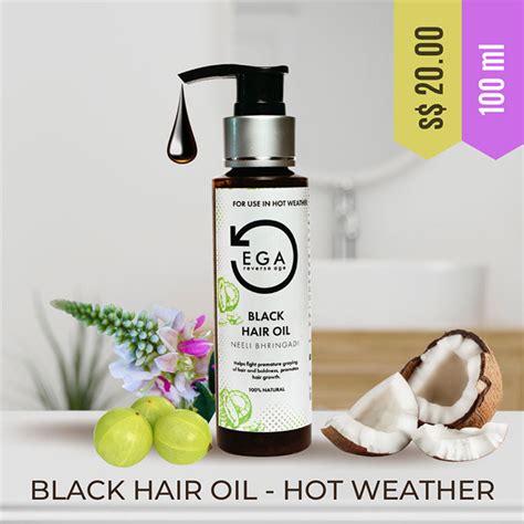 Black Coconut Oil Promotes Hair Growth Ega Wellness Singapore