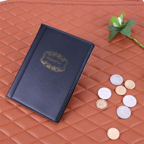 Pu Leather Coin Album 10 Pages 120 Pockets Coin Album For Coins Pockets