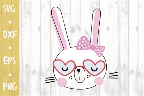 Cute Bunny - SVG CUT FILE By Milkimil | TheHungryJPEG