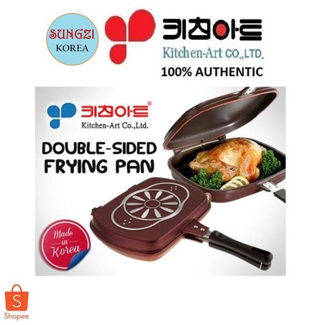 KITCHEN ART Double Sided Grill Pan Made In Korea Shopee Philippines