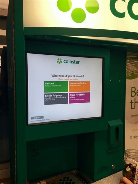 A gift card exchange kiosk is usually bright yellow and located in a grocery store. Lessons Learned at the Coinstar Machine