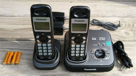 Panasonic Kx Tg9331t 60 Dect Telephone Caller Id 2 Handsets And