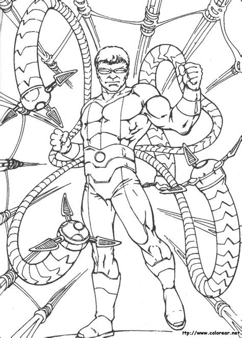 Dibujos del hombre araña para colorear e imprimir Imagui