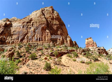 Capitol Gorge Area Capitol Reef National Park Utah Stock Photo Alamy