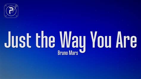 bruno mars just the way you are lyrics youtube