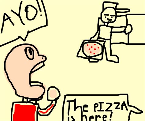 Ayo The Pizza Here Drawception