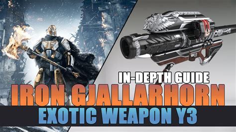 This guide will tell you how to get the khvostov 7g exotic quest in destiny rise of iron. Destiny Rise of Iron - Gjallarhorn Y3 Exotic Weapon In-depth Quest Guide - YouTube
