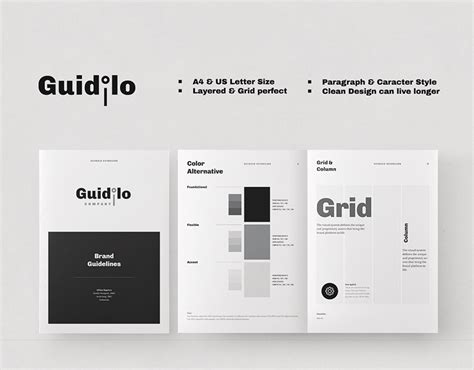 Brand Guidelines Template Behance