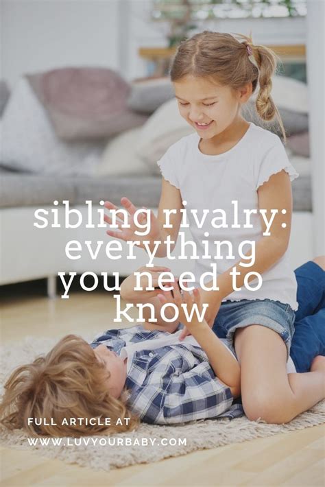 Sibling Rivalry What You Need To Know In 2020 Sibling Rivalry