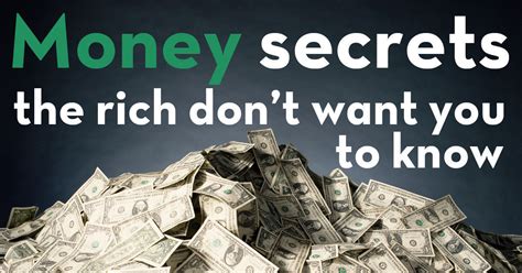 7 Money Secrets The Rich Dont Want You To Know