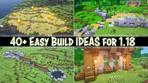 40 Easy Minecraft Build Ideas 118 Survival Minecraft Build Hacks