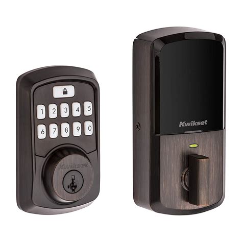 Kwikset 99420 Aura Bluetooth Programmable Keypad Door Lock Deadbolt Fe