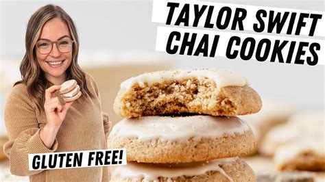taylor swift chai cookies with eggnog icing gluten free youtube