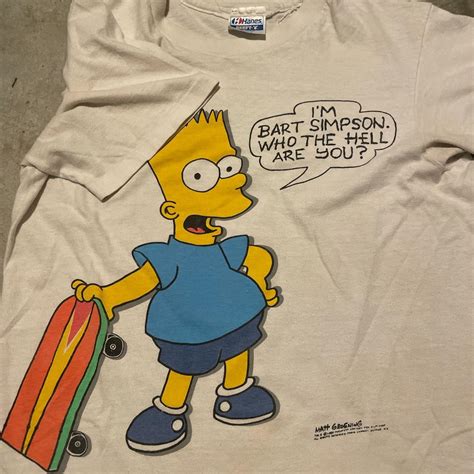 Vintage 80s 1985 Bart Simpson Comic Tee Size M 🚨free Depop