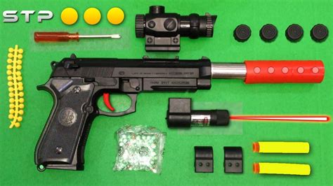 Realistic Beretta Toy Gun Airsoft Gel Ball Bullet Gun Toy Shooting Bb
