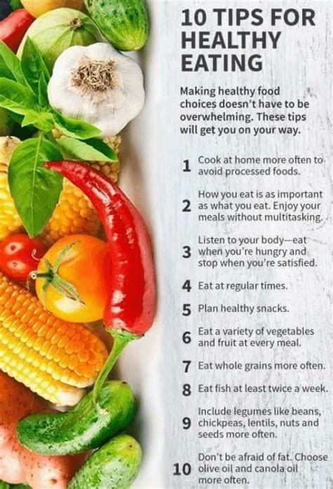 Why should i make healthy food choices? 10 TIPS FOR HEALTHY EATING Making Healthy Food Choices ...