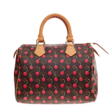 Buy Louis Vuitton Speedy Handbag Limited Edition Cherries 25 59002 Rebag