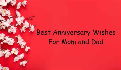 141 Best Anniversary Wishes For Mom And Dad MOM News Daily