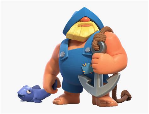 Fisherman From Clash Royale Hd Png Download Transparent Png Image
