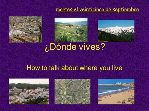 Donde Vives Teaching Resources